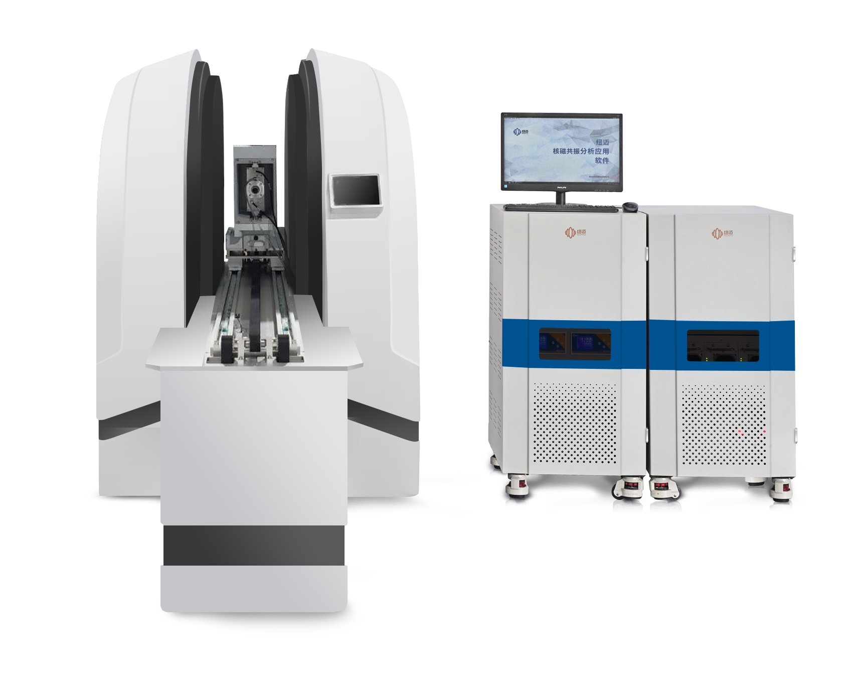 高溫高壓核磁共振在線滲流分析與成像系統